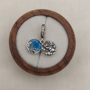 925 Sterling Silver Olaf Frozen Dangle Charm
